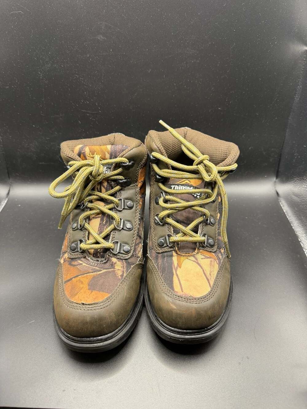 Deer Stags Hunt Size 2M Camouflage Thinsulate Waterproof Boots
